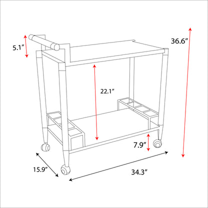 The Glacia Bar Cart